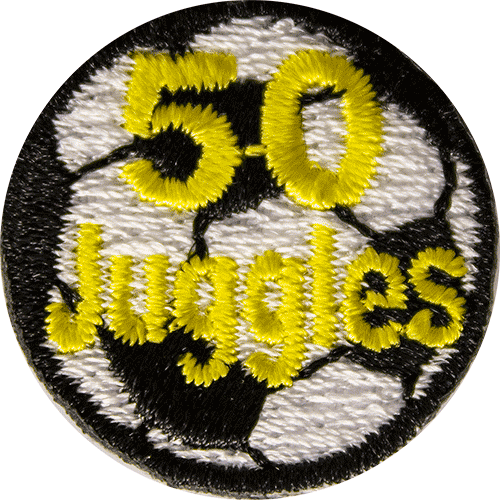 50 Juggles Soccer Award Patch Soccer Awards for Kids Hurrah Awards